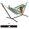 Best Choice Products 2-Person Brazilian-Style Cotton Double Hammock with Stand Set w/ Carrying Bag